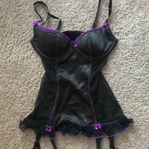 Black and purple Lingerie